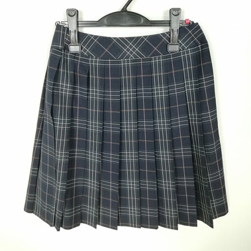 スクールスカート 夏物 w63-丈54 チェック 中学 高校 プリーツ 学生服 制服 女子 中古 HK8793 スクールスカート 夏物 w63-丈54 チェック 中学 高校 プリーツ 学生服 制服 女子 中古 HK8793
