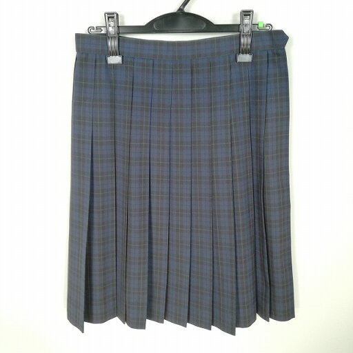スクールスカート 夏物 w66-丈59 チェック 中学 高校 プリーツ 学生服 制服 女子 中古 HK8800 スクールスカート 夏物 w66-丈59 チェック 中学 高校 プリーツ 学生服 制服 女子 中古 HK8800