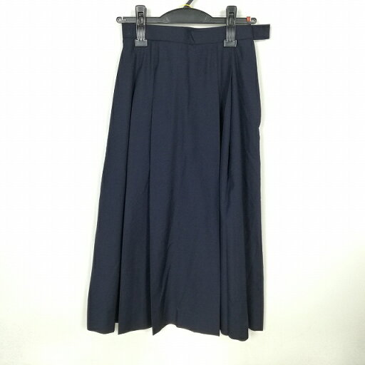 スクールスカート 夏物 w62-丈75 紺 中学 高校 プリーツ 学生服 制服 女子 中古 HK9543 スクールスカート 夏物 w62-丈75 紺 中学 高校 プリーツ 学生服 制服 女子 中古 HK9543