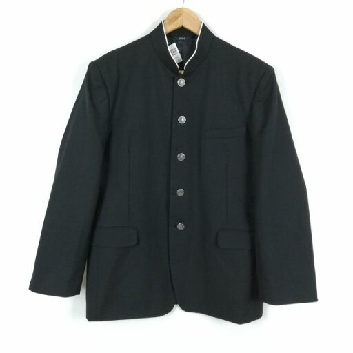 学生服 学ラン 175A 男子 トンボ 上着 ウール混 学校指定制服 ラウンドカラー チェック(黒/グレー) 中古 ランクB a3 JJ5602 学生服 学ラン 175A 男子 トンボ 上着 ウール混 学校指定制服 ラウンドカラー チェック(黒/グレー) 中古 ランクB a3 JJ5602
