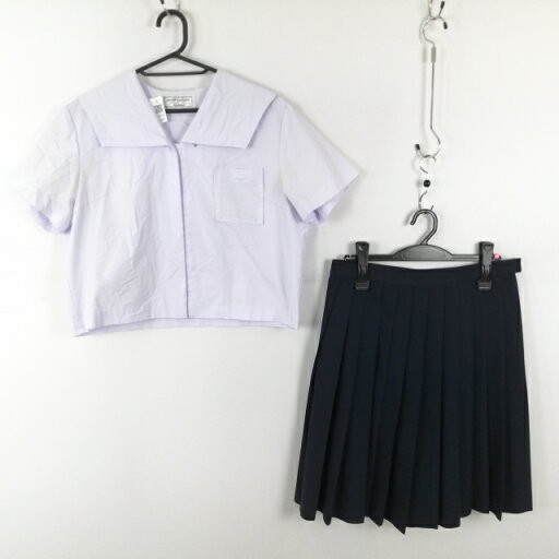 セーラー服 スカート 上下2点セット 3L 大きいサイズ 中間服 女子 学生服 中学 高校 白 制服 中古 ランクC EY1757 セーラー服 スカート 上下2点セット 3L 大きいサイズ 中間服 女子 学生服 中学 高校 白 制服 中古 ランクC EY1757