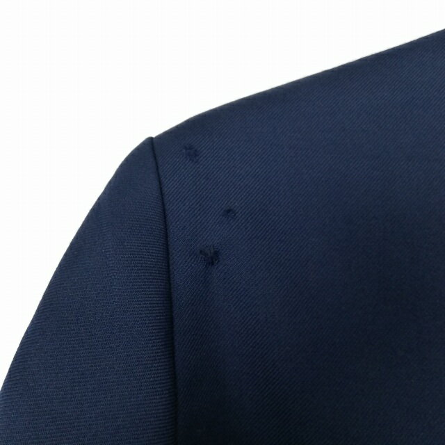 イートン 上着 大きいサイズ 富士ヨット 冬物 女子 学生服 中学 高校 紺 制服 中古 ランクC EY1860