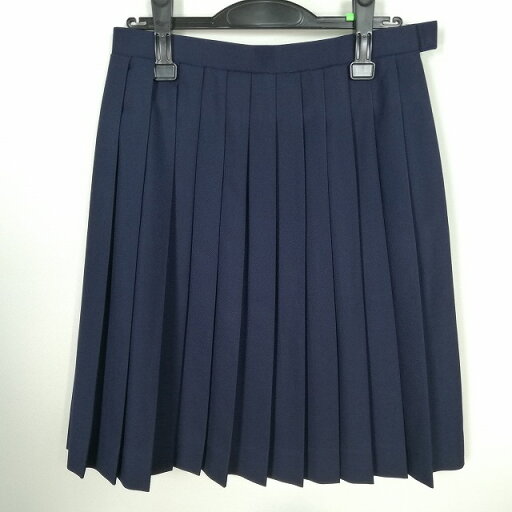 スクールスカート 冬物 w66-丈57 紺 中学 高校 プリーツ 学生服 制服 女子 中古 HK2566 スクールスカート 冬物 w66-丈57 紺 中学 高校 プリーツ 学生服 制服 女子 中古 HK2566