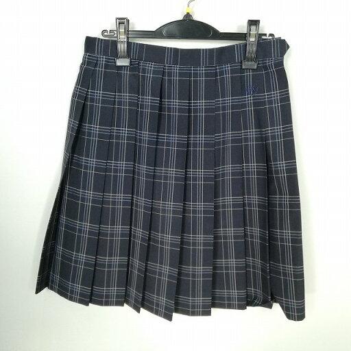 スクールスカート 夏物 w69-丈52 チェック 中学 高校 プリーツ 学生服 制服 女子 中古 HK9575 スクールスカート 夏物 w69-丈52 チェック 中学 高校 プリーツ 学生服 制服 女子 中古 HK9575