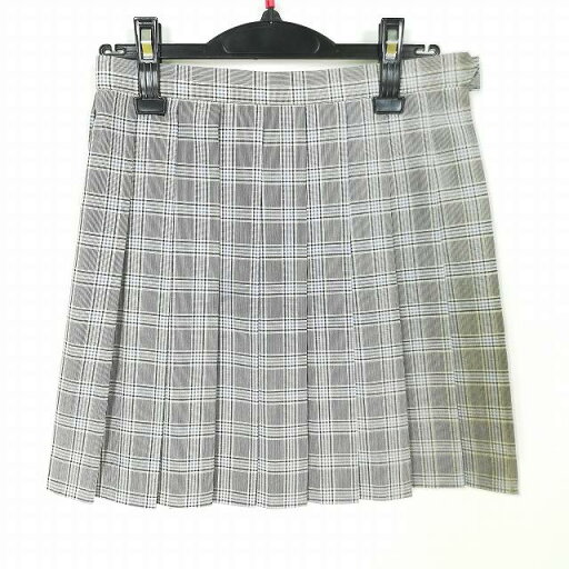 スクールスカート 夏物 w63-丈43 チェック 中学 高校 ミニ丈 プリーツ 学生服 制服 女子 中古 HK3023 スクールスカート 夏物 w63-丈43 チェック 中学 高校 ミニ丈 プリーツ 学生服 制服 女子 中古 HK3023