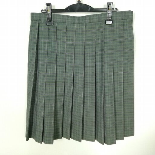 スクールスカート 大きいサイズ 冬物 w80-丈59 チェック 中学 高校 プリーツ 学生服 制服 女子 中古 HK8391 スクールスカート 大きいサイズ 冬物 w80-丈59 チェック 中学 高校 プリーツ 学生服 制服 女子 中古 HK8391