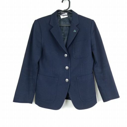 ブレザー 上着 160A 冬物 女子 学生服 東京日野第三中学 紺 制服 中古 ランクC EY1920 ブレザー 上着 160A 冬物 女子 学生服 東京日野第三中学 紺 制服 中古 ランクC EY1920