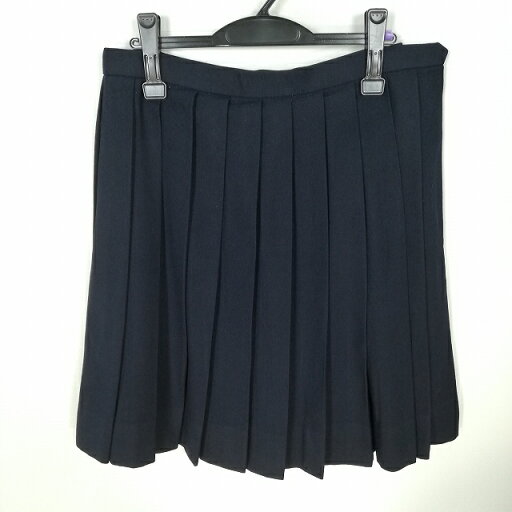 スクールスカート 大きいサイズ 冬物 w75-丈57 紺 中学 高校 プリーツ 学生服 制服 女子 中古 HK2677 スクールスカート 大きいサイズ 冬物 w75-丈57 紺 中学 高校 プリーツ 学生服 制服 女子 中古 HK2677