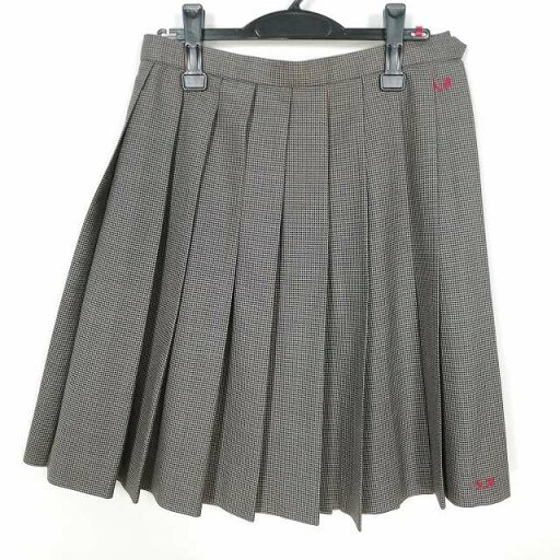 スクールスカート 冬物 w63-丈57 チェック 中学 高校 プリーツ 学生服 制服 女子 中古 HK3129 スクールスカート 冬物 w63-丈57 チェック 中学 高校 プリーツ 学生服 制服 女子 中古 HK3129