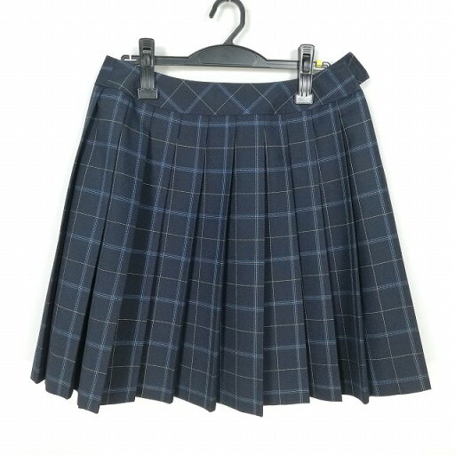 スクールスカート 冬物 w69-丈50 チェック 中学 高校 プリーツ 学生服 制服 女子 中古 HK3135 スクールスカート 冬物 w69-丈50 チェック 中学 高校 プリーツ 学生服 制服 女子 中古 HK3135