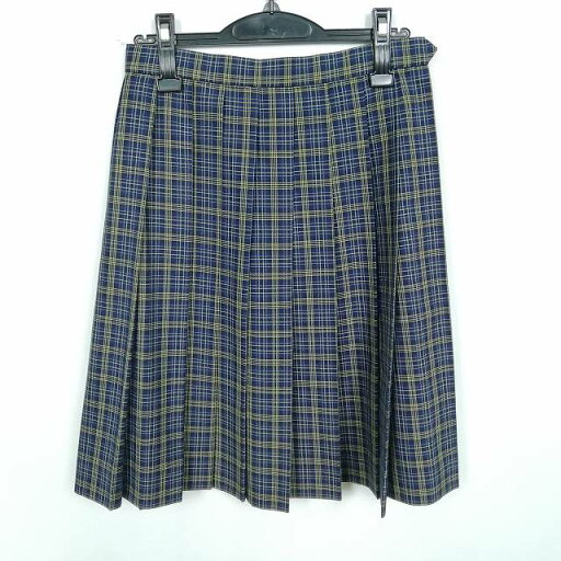スクールスカート 夏物 w60-丈57 チェック 中学 高校 プリーツ 学生服 制服 女子 中古 HK3221 スクールスカート 夏物 w60-丈57 チェック 中学 高校 プリーツ 学生服 制服 女子 中古 HK3221