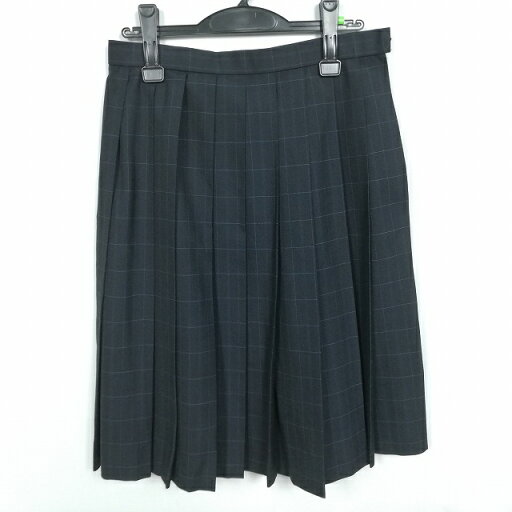 スクールスカート 夏物 w66-丈63 チェック 中学 高校 プリーツ 学生服 制服 女子 中古 HK3386 スクールスカート 夏物 w66-丈63 チェック 中学 高校 プリーツ 学生服 制服 女子 中古 HK3386