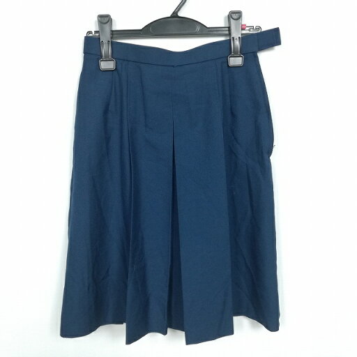 スクールスカート 冬物 w63-丈56 花紺 中学 高校 プリーツ 学生服 制服 女子 中古 HK3393 スクールスカート 冬物 w63-丈56 花紺 中学 高校 プリーツ 学生服 制服 女子 中古 HK3393