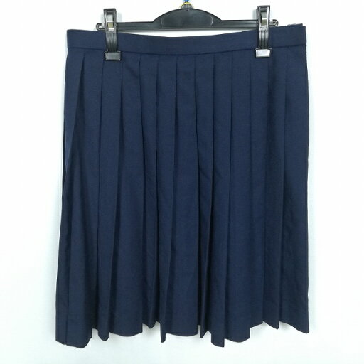 スクールスカート 大きいサイズ 冬物 w78-丈58 紺 中学 高校 プリーツ 学生服 制服 女子 中古 HK3406 スクールスカート 大きいサイズ 冬物 w78-丈58 紺 中学 高校 プリーツ 学生服 制服 女子 中古 HK3406