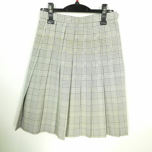 スクールスカート 夏物 w63-丈58 チェック 中学 高校 プリーツ 学生服 制服 女子 中古 HK8911 スクールスカート 夏物 w63-丈58 チェック 中学 高校 プリーツ 学生服 制服 女子 中古 HK8911