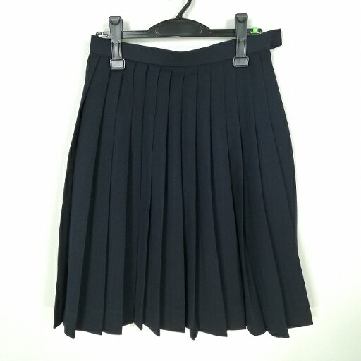 スクールスカート 冬物 w66-丈59 紺 中学 高校 プリーツ 学生服 制服 女子 中古 HK9603 スクールスカート 冬物 w66-丈59 紺 中学 高校 プリーツ 学生服 制服 女子 中古 HK9603