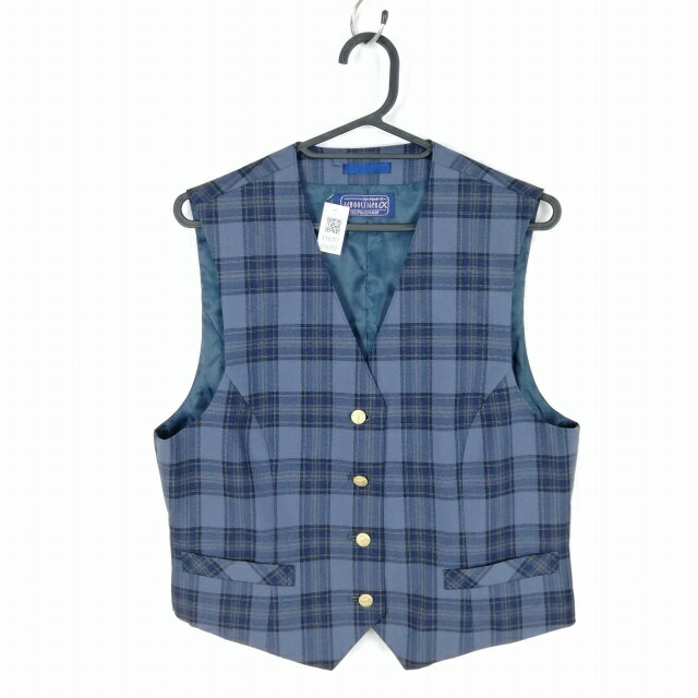 ベスト 上着 冬物 女子 学生服 大阪福井高校 制服 中古 ランクC EY6372