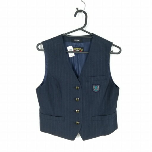 ベスト 上着 夏物 女子 学生服 東京文京学園 制服 中古 ランクC EY6376 ベスト 上着 夏物 女子 学生服 東京文京学園 制服 中古 ランクC EY6376