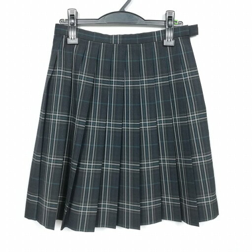 スクールスカート 夏物 w66-丈53 チェック 中学 高校 プリーツ 学生服 制服 女子 中古 HK3565 スクールスカート 夏物 w66-丈53 チェック 中学 高校 プリーツ 学生服 制服 女子 中古 HK3565