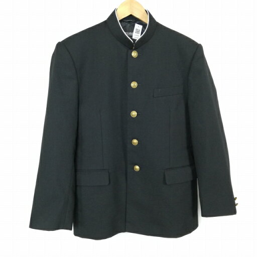 学生服 学ラン 170A 男子 上着 丸洗い可 ウール混 標準型学生服 ラウンドカラー サージ 黒 中古 ランクB a3 JJ6705 学生服 学ラン 170A 男子 上着 丸洗い可 ウール混 標準型学生服 ラウンドカラー サージ 黒 中古 ランクB a3 JJ6705