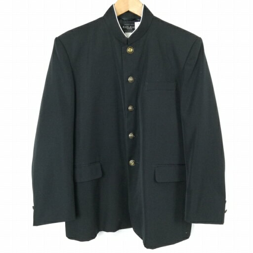 学生服 学ラン 約170A 男子 上着 ラウンドカラー カシドス 黒 中古 ランクC a3 JJ6709 学生服 学ラン 約170A 男子 上着 ラウンドカラー カシドス 黒 中古 ランクC a3 JJ6709