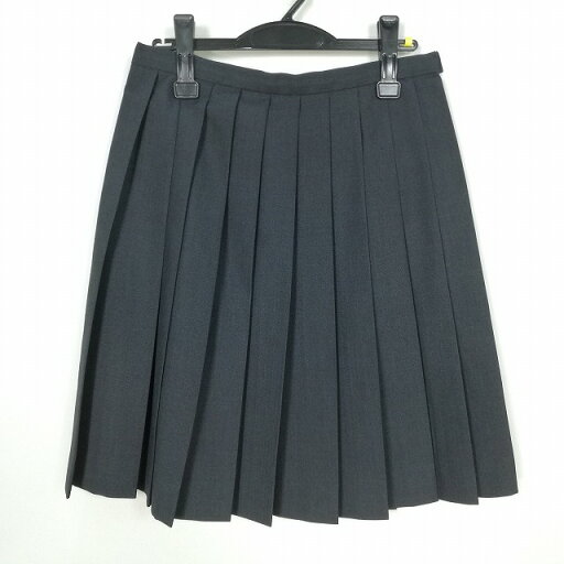 スクールスカート 冬物 w69-丈56 グレー 中学 高校 プリーツ 学生服 制服 女子 中古 HK4220 スクールスカート 冬物 w69-丈56 グレー 中学 高校 プリーツ 学生服 制服 女子 中古 HK4220