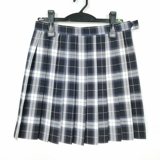 スクールスカート 冬物 w66-丈45 チェック 中学 高校 ミニ丈 プリーツ 学生服 制服 女子 中古 HK4252 スクールスカート 冬物 w66-丈45 チェック 中学 高校 ミニ丈 プリーツ 学生服 制服 女子 中古 HK4252