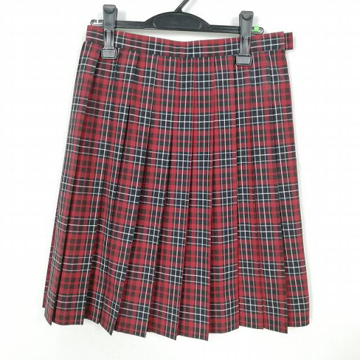 スクールスカート 夏物 w66-丈57 チェック 中学 高校 プリーツ 学生服 制服 女子 中古 HK4268 スクールスカート 夏物 w66-丈57 チェック 中学 高校 プリーツ 学生服 制服 女子 中古 HK4268