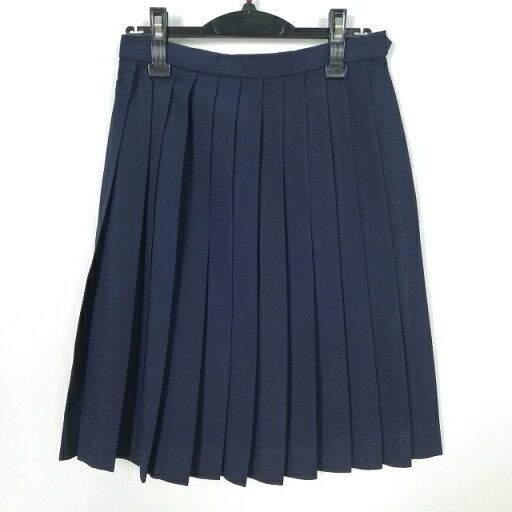 スクールスカート 冬物 w63-丈59 紺 中学 高校 プリーツ 学生服 制服 女子 中古 HK4279 スクールスカート 冬物 w63-丈59 紺 中学 高校 プリーツ 学生服 制服 女子 中古 HK4279