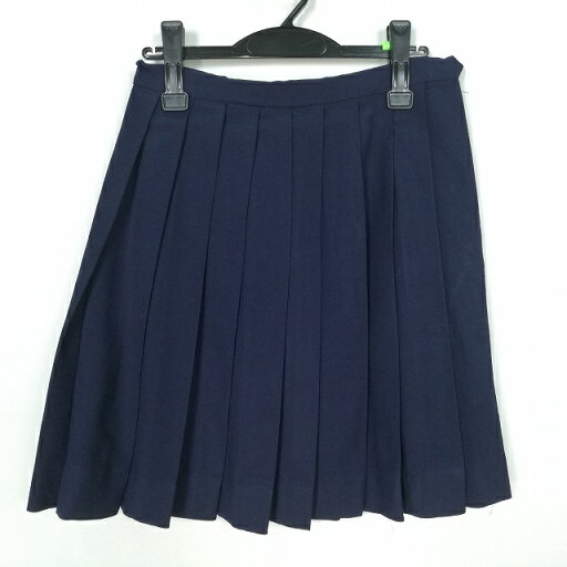 スクールスカート 冬物 w66-丈51 紺 中学 高校 プリーツ 学生服 制服 女子 中古 HK4280 スクールスカート 冬物 w66-丈51 紺 中学 高校 プリーツ 学生服 制服 女子 中古 HK4280