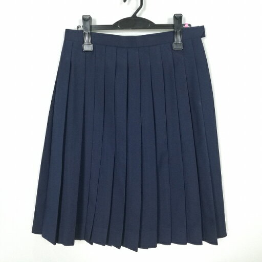 スクールスカート 大きいサイズ 冬物 w72-丈63 紺 中学 高校 プリーツ 学生服 制服 女子 中古 HK4283 スクールスカート 大きいサイズ 冬物 w72-丈63 紺 中学 高校 プリーツ 学生服 制服 女子 中古 HK4283