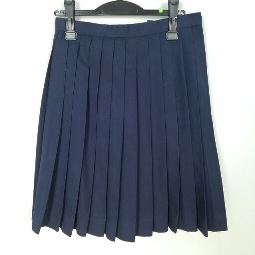 スクールスカート 冬物 w66-丈58 紺 中学 高校 プリーツ 学生服 制服 女子 中古 HK4345 スクールスカート 冬物 w66-丈58 紺 中学 高校 プリーツ 学生服 制服 女子 中古 HK4345