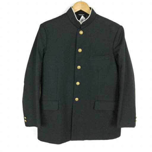学生服 学ラン 約180 男子 上着 ウール混 ラウンドカラー サージ 黒 中古 ランクC a3 JJ6717 学生服 学ラン 約180 男子 上着 ウール混 ラウンドカラー サージ 黒 中古 ランクC a3 JJ6717