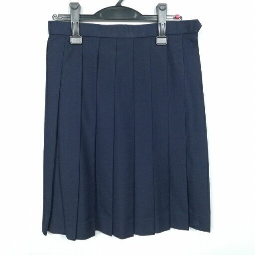 スクールスカート 夏物 w63-丈59 紺 茨城土浦第二高校 プリーツ 学生服 制服 女子 中古 HK4407 スクールスカート 夏物 w63-丈59 紺 茨城土浦第二高校 プリーツ 学生服 制服 女子 中古 HK4407