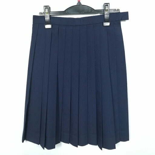 スクールスカート 夏物 w63-丈57 紺 中学 高校 プリーツ 学生服 制服 女子 中古 HK4408 スクールスカート 夏物 w63-丈57 紺 中学 高校 プリーツ 学生服 制服 女子 中古 HK4408