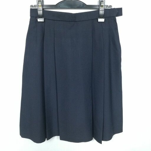 スクールスカート 夏物 w66-丈55 紺 神奈川学園中学高校 プリーツ 学生服 制服 女子 中古 HK4414 スクールスカート 夏物 w66-丈55 紺 神奈川学園中学高校 プリーツ 学生服 制服 女子 中古 HK4414
