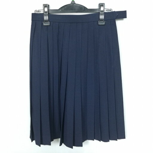 スクールスカート 夏物 w66-丈58 紺 中学 高校 プリーツ 学生服 制服 女子 中古 HK4438 スクールスカート 夏物 w66-丈58 紺 中学 高校 プリーツ 学生服 制服 女子 中古 HK4438