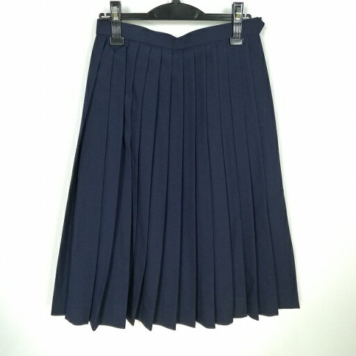 スクールスカート 冬物 w63-丈67 紺 中学 高校 プリーツ 学生服 制服 女子 中古 HK4502 スクールスカート 冬物 w63-丈67 紺 中学 高校 プリーツ 学生服 制服 女子 中古 HK4502