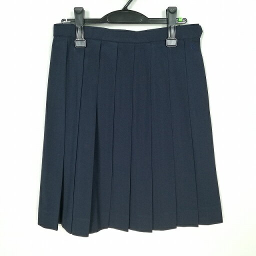 スクールスカート 夏物 w66-丈58 紺 中学 高校 プリーツ 学生服 制服 女子 中古 HK4534 スクールスカート 夏物 w66-丈58 紺 中学 高校 プリーツ 学生服 制服 女子 中古 HK4534