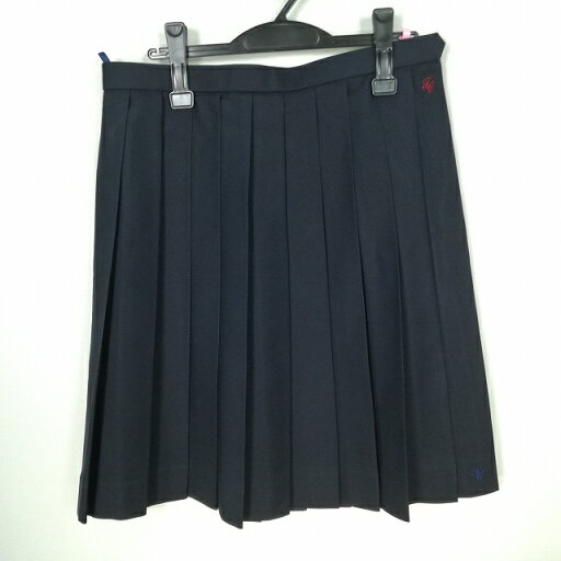 スクールスカート 大きいサイズ 冬物 w72-丈57 紺 中学 高校 プリーツ 学生服 制服 女子 中古 HK4558 スクールスカート 大きいサイズ 冬物 w72-丈57 紺 中学 高校 プリーツ 学生服 制服 女子 中古 HK4558