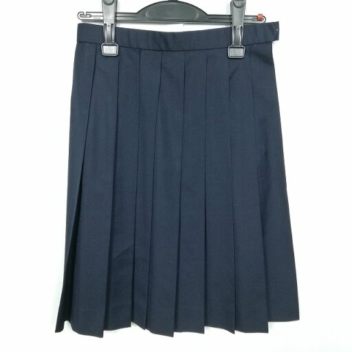 スクールスカート 夏物 w60-丈57 紺 中学 高校 プリーツ 学生服 制服 女子 中古 HK4586 スクールスカート 夏物 w60-丈57 紺 中学 高校 プリーツ 学生服 制服 女子 中古 HK4586