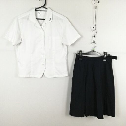 ブラウス スカート 上下2点セット 大きいサイズ 富士ヨット 夏物 女子 学生服 香川坂出商業高校 白 制服 中古 ランクC NA6677 ブラウス スカート 上下2点セット 大きいサイズ 富士ヨット 夏物 女子 学生服 香川坂出商業高校 白 制服 中古 ランクC NA6677