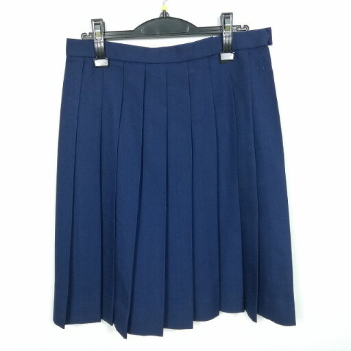スクールスカート 冬物 w69-丈59 紺 中学 高校 プリーツ 学生服 制服 女子 中古 HK4614 スクールスカート 冬物 w69-丈59 紺 中学 高校 プリーツ 学生服 制服 女子 中古 HK4614
