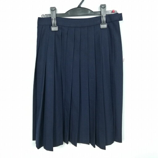 スクールスカート 冬物 w63-丈59 紺 中学 高校 プリーツ 学生服 制服 女子 中古 HK4622 スクールスカート 冬物 w63-丈59 紺 中学 高校 プリーツ 学生服 制服 女子 中古 HK4622