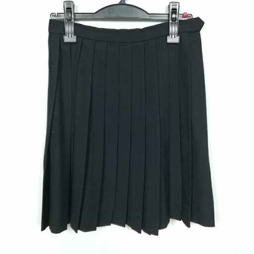 スクールスカート 冬物 w63-丈51 黒 中学 高校 プリーツ 学生服 制服 女子 中古 HK4675 スクールスカート 冬物 w63-丈51 黒 中学 高校 プリーツ 学生服 制服 女子 中古 HK4675