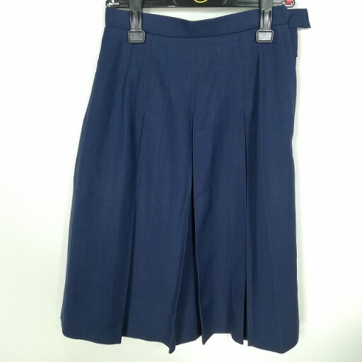 スクールスカート 冬物 w63-丈62 紺 中学 高校 プリーツ 学生服 制服 女子 中古 HK8426 スクールスカート 冬物 w63-丈62 紺 中学 高校 プリーツ 学生服 制服 女子 中古 HK8426