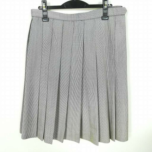 スクールスカート 大きいサイズ 冬物 w72-丈61 チェック 中学 高校 プリーツ 学生服 制服 女子 中古 HK1130 スクールスカート 大きいサイズ 冬物 w72-丈61 チェック 中学 高校 プリーツ 学生服 制服 女子 中古 HK1130