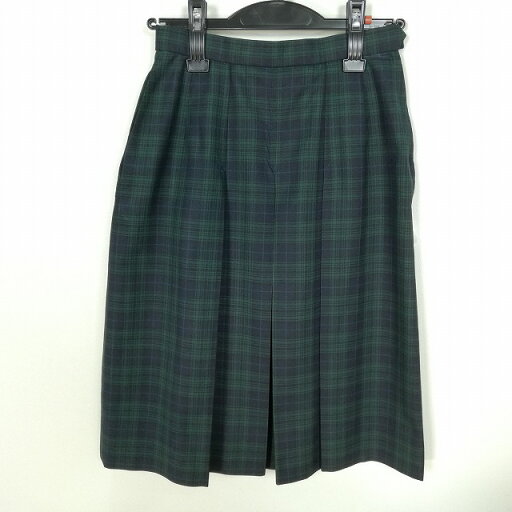 スクールスカート 冬物 w60-丈59 チェック 中学 高校 プリーツ 学生服 制服 女子 中古 HK1144 スクールスカート 冬物 w60-丈59 チェック 中学 高校 プリーツ 学生服 制服 女子 中古 HK1144