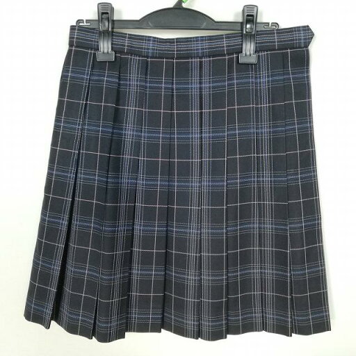 スクールスカート 冬物 w66-丈51 チェック 中学 高校 プリーツ 学生服 制服 女子 中古 HK1147 スクールスカート 冬物 w66-丈51 チェック 中学 高校 プリーツ 学生服 制服 女子 中古 HK1147
