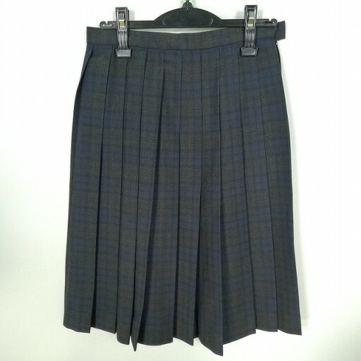 スクールスカート 夏物 w66-丈61 チェック 中学 高校 プリーツ 学生服 制服 女子 中古 HK1170 スクールスカート 夏物 w66-丈61 チェック 中学 高校 プリーツ 学生服 制服 女子 中古 HK1170